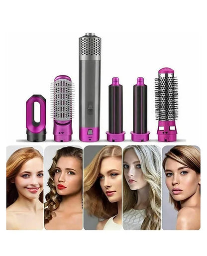 Pudami All-in-One Hot Air Styler with 5 Interchangeable Heads