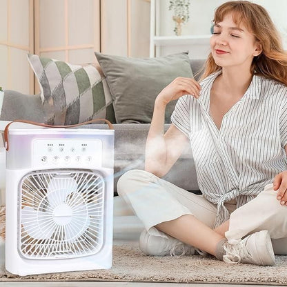 Pudami 4-in-1 USB-C Powered Personal Portable Mist Air Fan Cum Humidifier With Water Spray