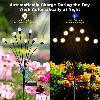 Enchanting Firefly Lights : Unique Solar Powered Garden Lights
