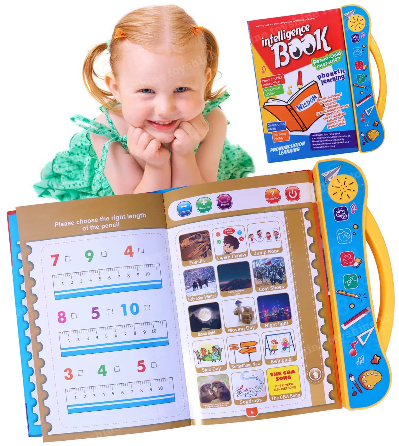 Pudami® Intelligence Book – Interactive Learning for Kids | Touch & Learn Fun
