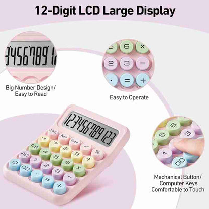 Pudami Pastel Calculator Solar/Battery Operated ( 1pc )