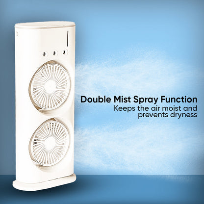 Pudami Double-Ended Spray Fan – Portable Mist Cooling Fan