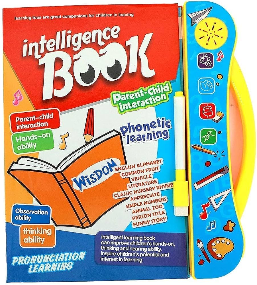 Pudami® Intelligence Book – Interactive Learning for Kids | Touch & Learn Fun