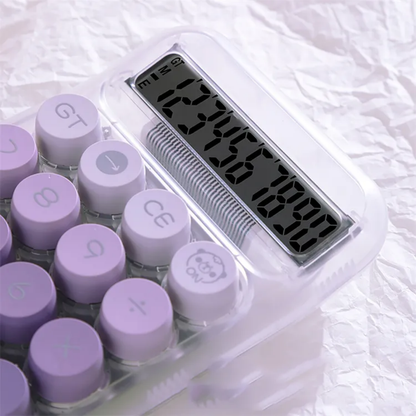 Pudami Semi Transparent Mechanical Calculator ( 1pc )