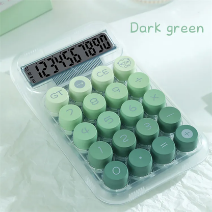 Pudami Semi Transparent Mechanical Calculator ( 1pc )